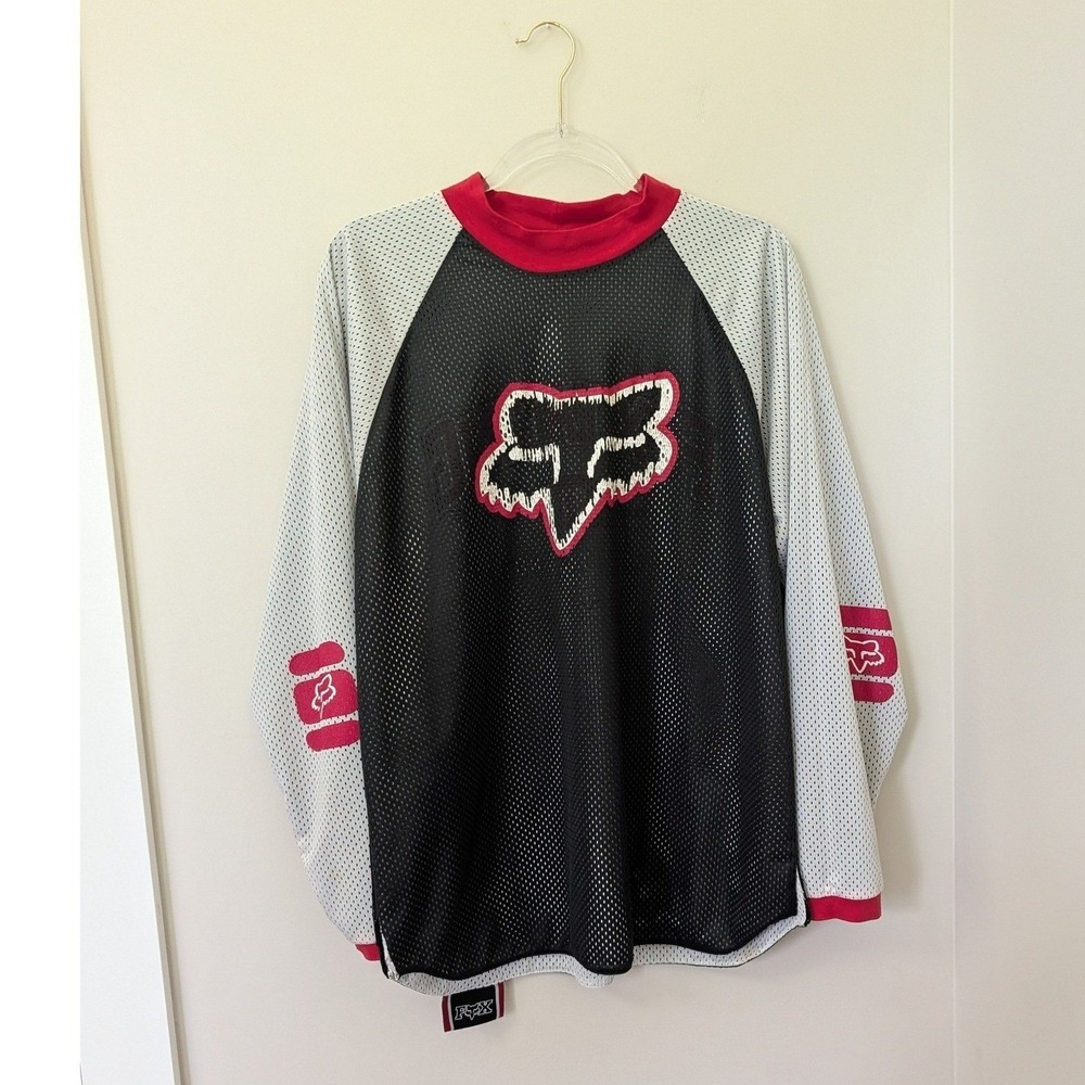 Vintage Y2K Fox Racing Reversible Motocross Reversible Mesh Jersey